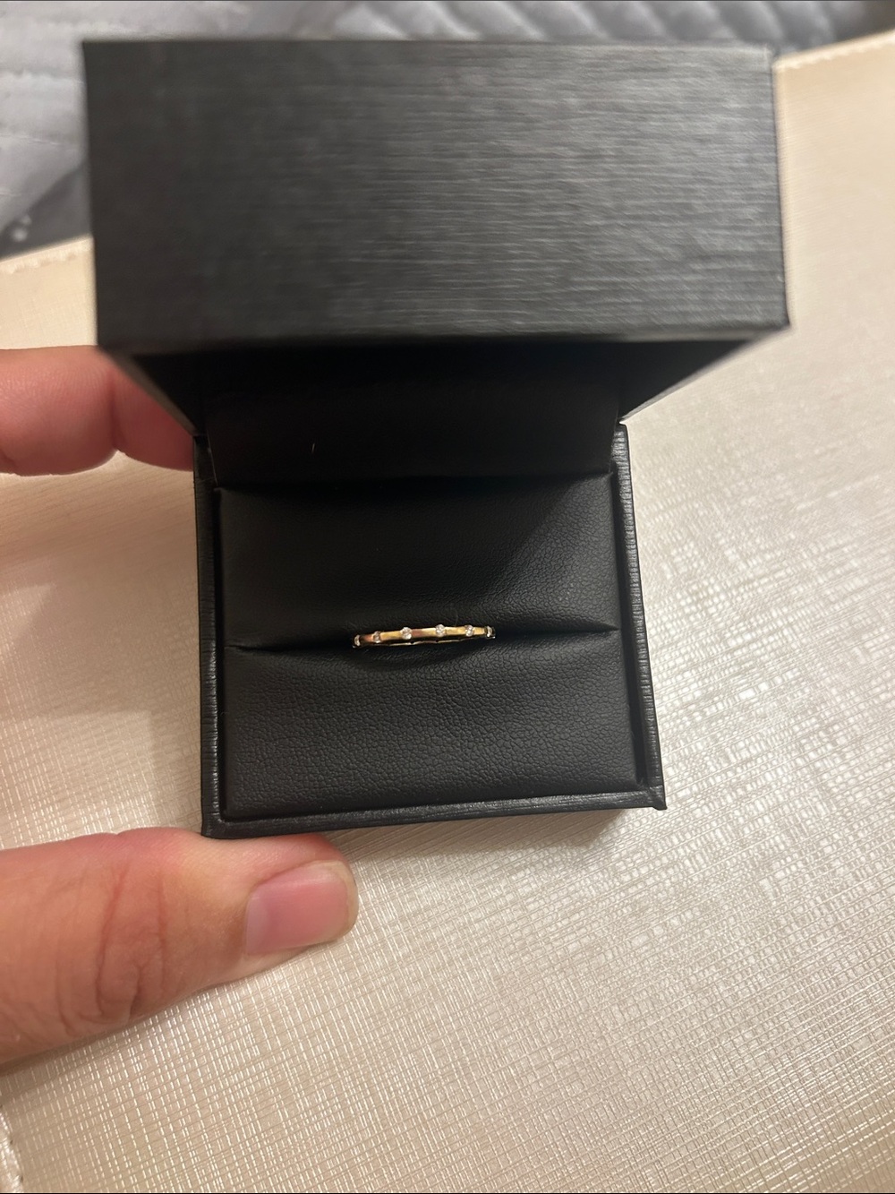 DRD X Liz Adams gold and diamond ring